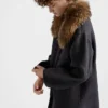 Chaqueta Caban de doble cashwool con botonadura simple Chaqueta Caban de doble cashwool con botonadura simple