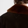 Chaqueta Caban de gamuza y piel de oveja Chaqueta Caban de gamuza y piel de oveja