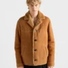 Chaqueta Caban de piel de oveja Chaqueta Caban de piel de oveja