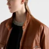 Chaqueta Caban de piel envejecida Chaqueta Caban de piel envejecida