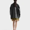 Chaqueta Caban de piel envejecida Chaqueta Caban de piel envejecida