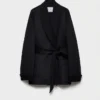 Chaqueta Caban de terciopelo doble y un solo pecho