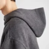 Chaqueta con capucha de lana