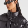 Chaqueta corta convertible de plumón Re-Nylon Chaqueta corta convertible de plumón Re-Nylon