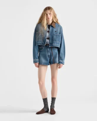 Chaqueta corta de denim