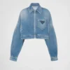 Chaqueta corta de denim orgánico Chaqueta corta de denim orgánico
