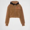 Chaqueta corta de doble forro polar Chaqueta corta de doble forro polar