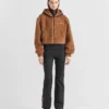 Chaqueta corta de doble forro polar Chaqueta corta de doble forro polar