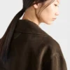 Chaqueta corta de gamuza