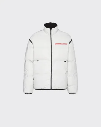Chaqueta corta reversible de plumón ligero de Re-Nylon