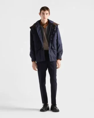 Chaqueta de algodón con capucha