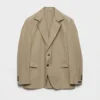 Chaqueta de algodón de un solo pecho Chaqueta de algodón de un solo pecho