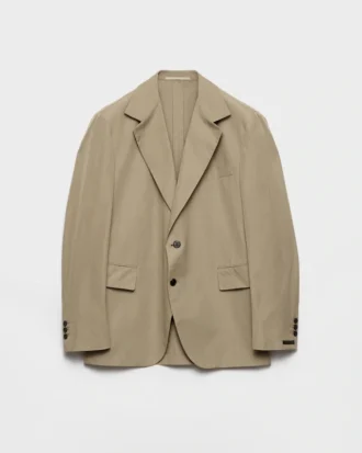 Chaqueta de algodón de un solo pecho