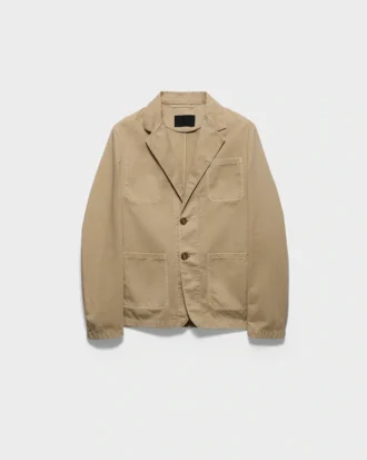 Chaqueta de algodón de un solo pecho
