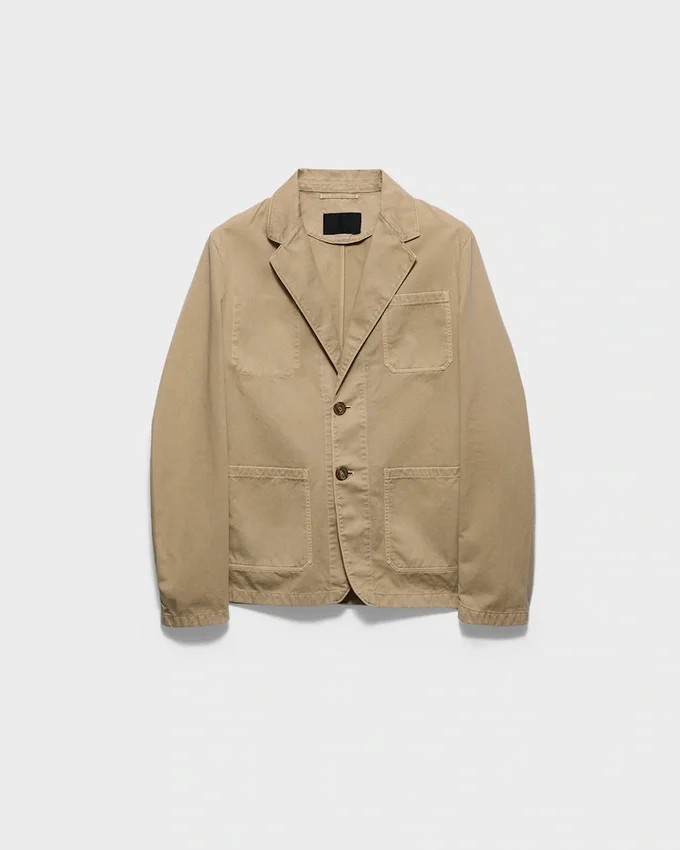 Chaqueta de algodón de un solo pecho Chaqueta de algodón de un solo pecho