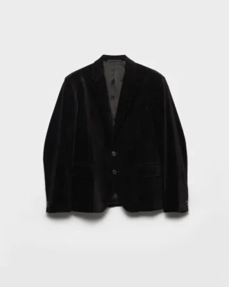 Chaqueta de algodón de un solo pecho