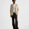 Chaqueta de algodón de un solo pecho Chaqueta de algodón de un solo pecho