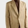 Chaqueta de algodón de un solo pecho Chaqueta de algodón de un solo pecho