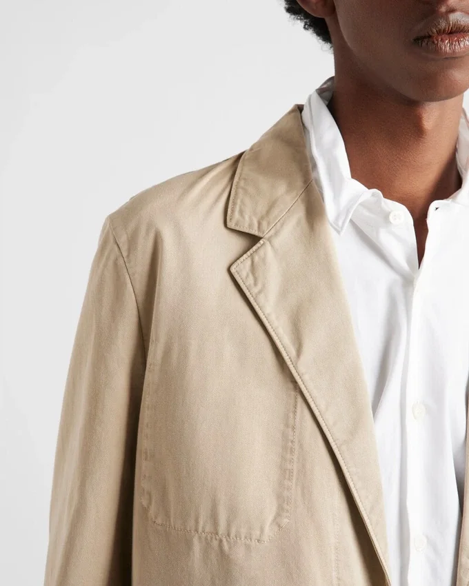 Chaqueta de algodón de un solo pecho Chaqueta de algodón de un solo pecho