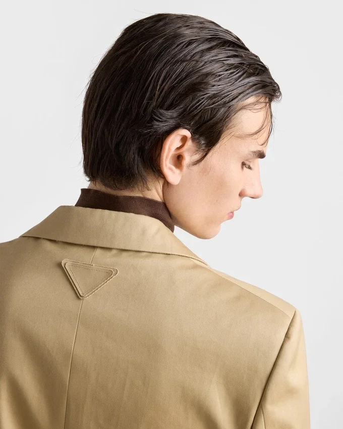 Chaqueta de algodón de un solo pecho Chaqueta de algodón de un solo pecho