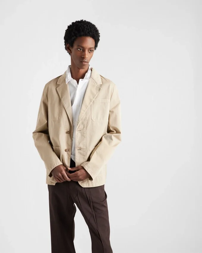 Chaqueta de algodón de un solo pecho Chaqueta de algodón de un solo pecho