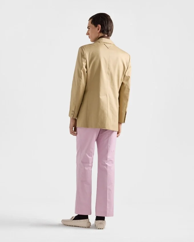 Chaqueta de algodón de un solo pecho Chaqueta de algodón de un solo pecho