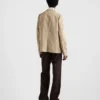 Chaqueta de algodón de un solo pecho Chaqueta de algodón de un solo pecho