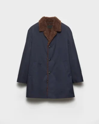 Chaqueta de algodón y piel de oveja