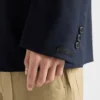 Chaqueta de cachemira de un solo pecho Chaqueta de cachemira de un solo pecho