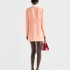 Chaqueta de cachemira ligera de doble botonadura Chaqueta de cachemira ligera de doble botonadura