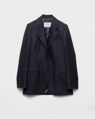 Chaqueta de chevrón de un solo pecho