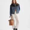 Chaqueta de denim y cuero Chaqueta de denim y cuero
