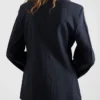 Chaqueta de doble botonadura de mohair de cabrito Chaqueta de doble botonadura de mohair de cabrito