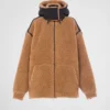 Chaqueta de doble forro polar y tejido técnico reciclado Chaqueta de doble forro polar y tejido técnico reciclado