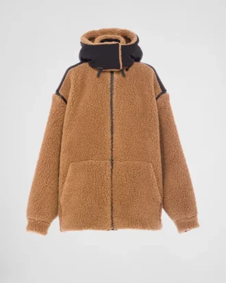 Chaqueta de doble forro polar y tejido técnico reciclado Chaqueta de doble forro polar y tejido técnico reciclado