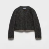 Chaqueta de doble tweed de un solo pecho Chaqueta de doble tweed de un solo pecho