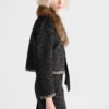 Chaqueta de doble tweed de un solo pecho Chaqueta de doble tweed de un solo pecho