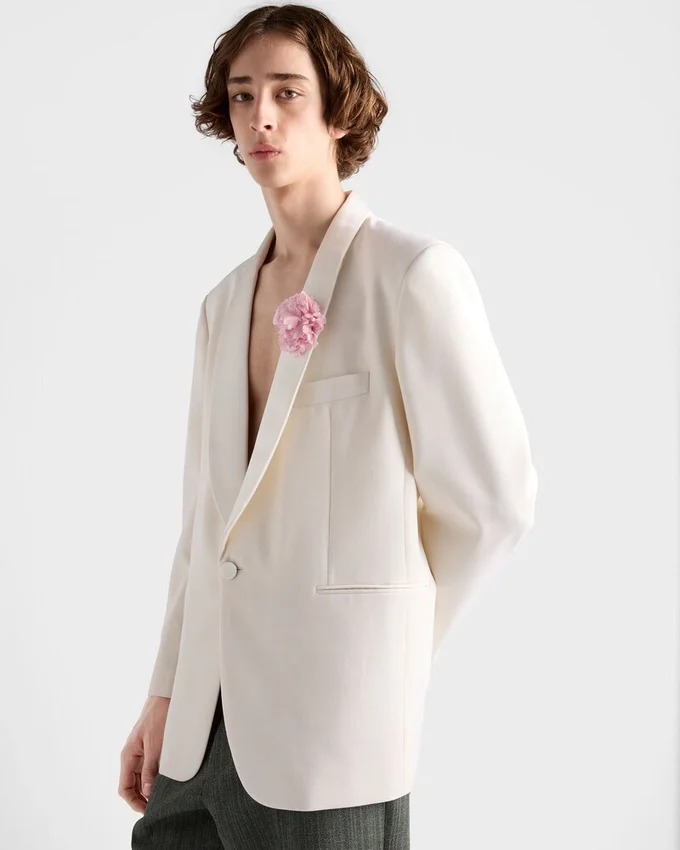Chaqueta de esmoquin de lana Chaqueta de esmoquin de lana