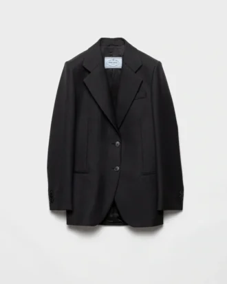 Chaqueta de gabardina de un solo pecho