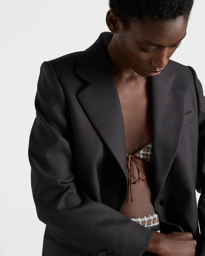 Chaqueta de gabardina de un solo pecho Chaqueta de gabardina de un solo pecho