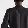Chaqueta de gabardina de un solo pecho Chaqueta de gabardina de un solo pecho