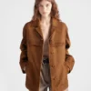 Chaqueta de gamuza
