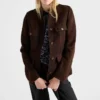 Chaqueta de gamuza