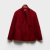 Chaqueta de gamuza laminada