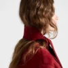 Chaqueta de gamuza laminada