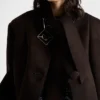 Chaqueta de gamuza laminada
