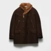 Chaqueta de gamuza y piel de oveja Chaqueta de gamuza y piel de oveja
