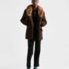Chaqueta de gamuza y piel de oveja Chaqueta de gamuza y piel de oveja