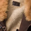 Chaqueta de gamuza y piel de oveja Chaqueta de gamuza y piel de oveja