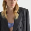 Chaqueta de lana a cuadros con doble botonadura Chaqueta de lana a cuadros con doble botonadura